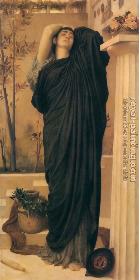 Lord Frederick Leighton : Electra at the Tomb of Agamemnon